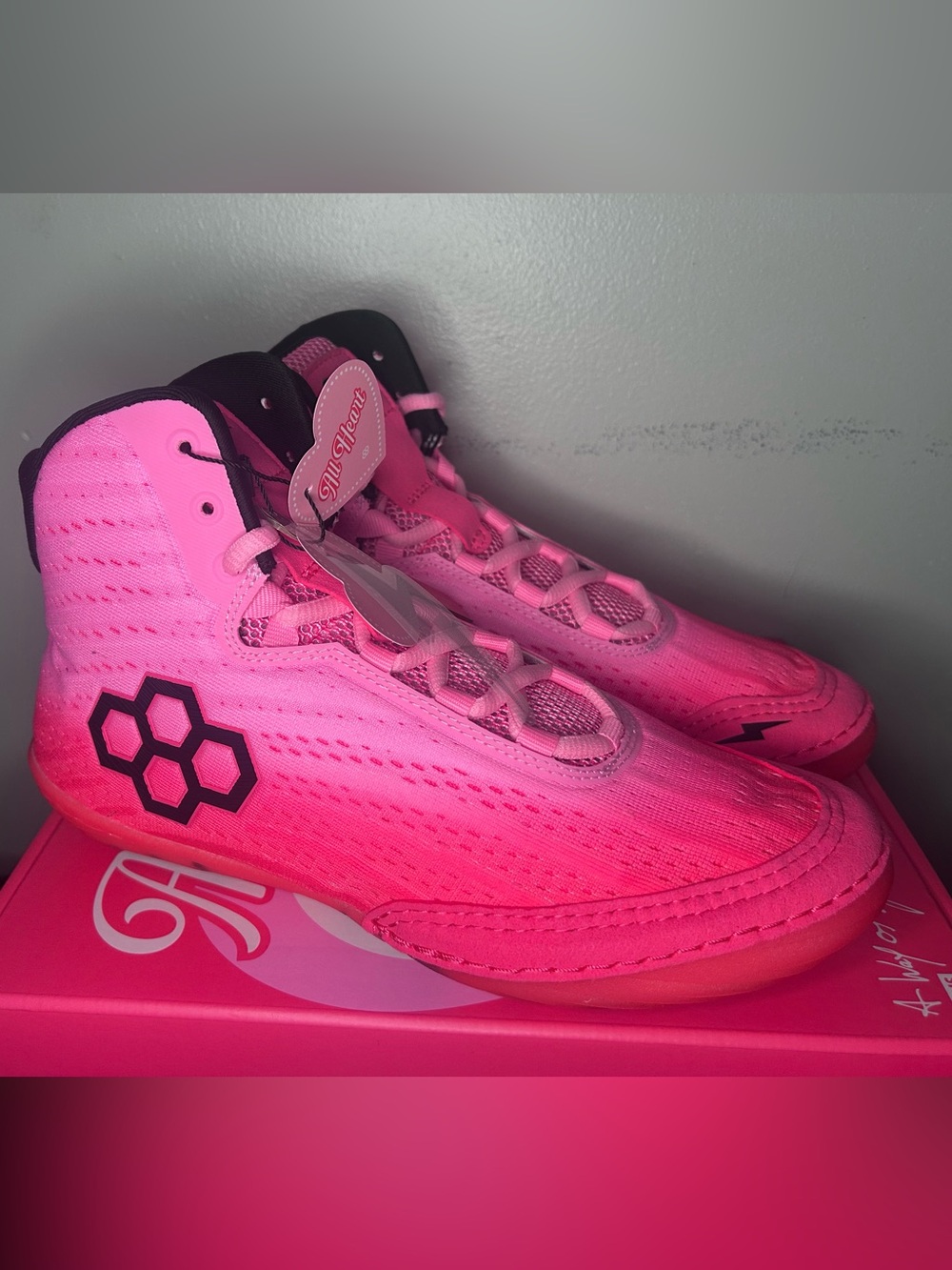 Sarah Hildebrandt All Heart Wrestling Shoes.